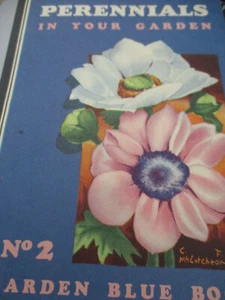 Vintage 1939 GM Booklet PERENNIALS IN YOUR GARDEN Blue Book No. 2 - Picture 1 of 4