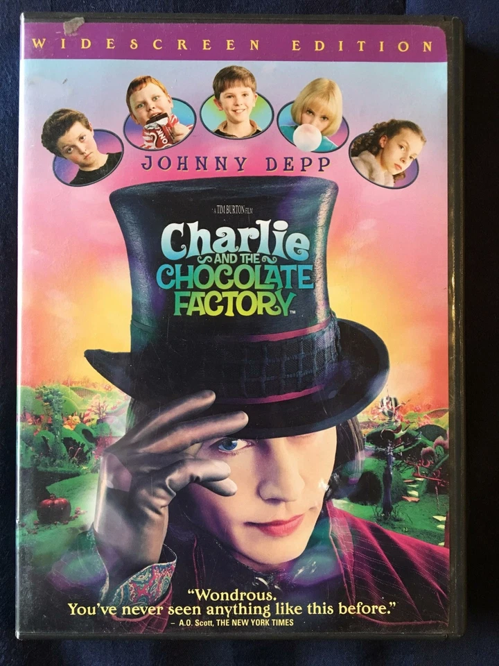 Charlie and the Chocolate Factory (DVD, 2005, широкоэкранный) - J1231 - Изображение 1 из 1