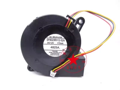 1PC TOSHIBA SF6023RH12-52A 12V 3-wire conference room projector TDP-EX20U fan - Image 1 of 2