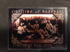 1994 American Archives Origins of Baseball Card - 1882 Cincinnati Baseball Club