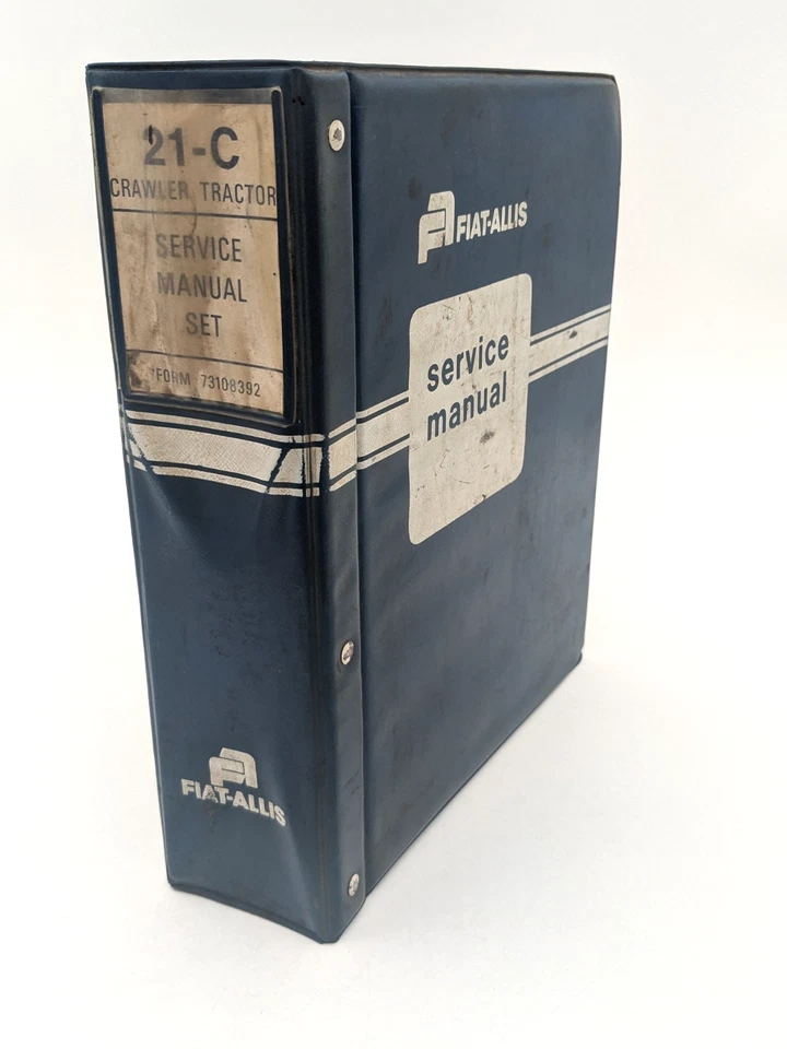 Manual de reparación taller servicio completo Fiat Allis 21-C ** INCLUYE CATÁLOGO DE PIEZAS ** Foto 1 de 4