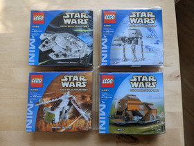 LEGO Star Wars 4488 4489 4490 4491 Mini Building Set Complete Lot Sealed 2003