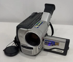 Samsung VP-L600 Handheld 8mm Cassette Camcorder Silver Tested / carry case spare - Picture 1 of 8