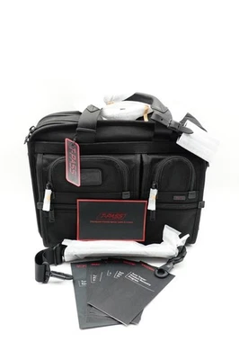 TUMI Alpha Expandable Organizer Laptop Brief – NEW – Style #1173051041 - Image 1 of 4