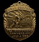 NGC MS65 1953 Philippines Rural Progress Medal Honeycutt-432 Gilt Bronze