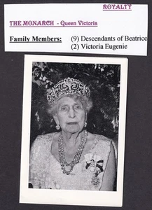 Royalty Queen of Spain VICTORIA EUGENIA Funeral card 1969 - Picture 1 of 3