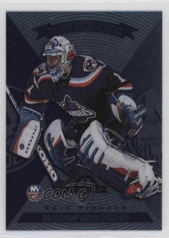 1997-98 Donruss Limited Double Team Eric Fichaud Travis Green #59 - Image 1 of 2