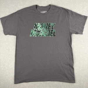 Money Manziel T Shirt Size L Dark Gray Johnny Football Aggies Browns #2 Logo Tee - Picture 1 of 5
