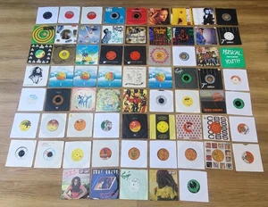 Reggae Ska Joblot 68x 7" Singles Bob Marley Trojan Minott Shaggy Upsetters Pluto - Picture 1 of 20