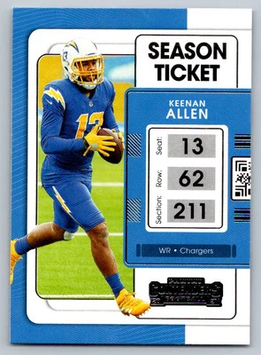 2021 Panini Contenders #52 Keenan Allen Los Angeles Chargers - Image 1 of 2