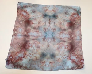 Tie Dye XL Bandana 24" x 24" Blue Rust Splash 100% Baumwolle - Bild 1 von 2
