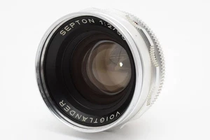 Voigtlander Septon Zepton 50Mm F2 Deckel Mount C0530 101129 - Picture 1 of 10