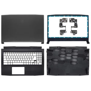 Cubierta trasera/bisel/reposapalmeras/fondo/bisagras para MSI Katana 15 GF66 MS-1581 1582 1585 - Imagen 1 de 13