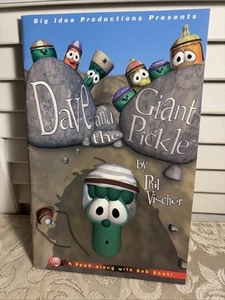 BOOK VEGGIE TALES GOD RELIGIOUS Dave and the Giant Pickle NEW PAPERBACK Biblical - Picture 1 of 8