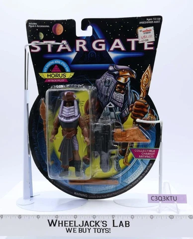 Horus Stargate 1994 Hasbro Action Figure NEW MOSC SEALED Cover