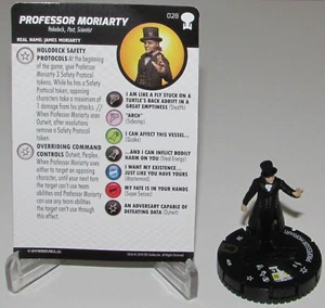 PROFESSOR MORIARTY 028 Star Trek TNG To Boldly Go HeroClix Super Raro Equipo Visitante - Imagen 1 de 2