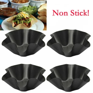 8 INCH Nonstick Tortilla Pan Set Perfect Baking Bowl Mexican Taco Shell Mold AU - Picture 1 of 7