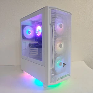 Custom Gaming Desktop PC Intel i7 Quad 16GB RAM 1 TB SSD Nvidia RTX 5060 - Picture 1 of 8
