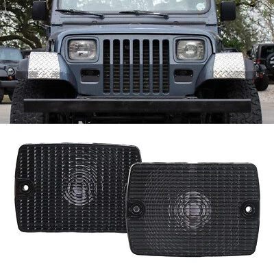 Juego de luces de señalización de estacionamiento con señal de giro delantera para Jeep Wrangler CH2520111 1987-1993 Foto 1 de 4