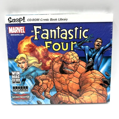 Fantastic Four Snap!: PC CD-ROM Comic Book Library First 10 Issues Brand New - Image 1 of 3