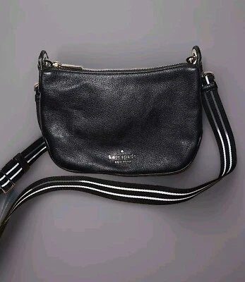 Kate Spade Rosie 卵石纹皮革斜挎包全新带标签   — 第 1/4 张图片