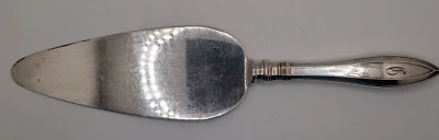 Gorham Portsmouth Sterling Silver Handled Pie Cake Server "G" initial 10 1/8" Foto 1 de 4