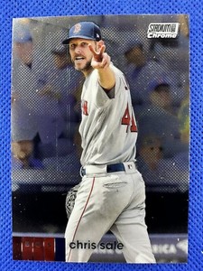 2020 #10 Chris Sale Topps Stadium Club Chrome Baseball Boston Red Sox