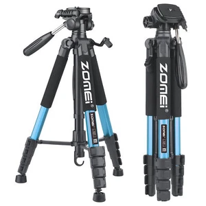 ZOMEI Q-188 Travel Aluminium 74inch Pro Tripod monopod&Ball Head for DSLR Camera - Picture 1 of 37