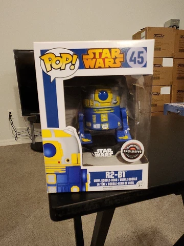 Funko POP! Star Wars Vinyl Bobble Figure - R2-B1 #45 *Exclusive* - New in Box Cover