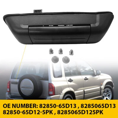 Manija de puerta trasera texturizada para Suzuki Grand Vitara carga trasera negra 1999 a 2005 A Foto 1 de 4