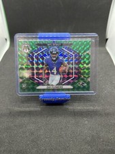 2023 Panini Mosaic Zay Flowers NFL Debut Green Prizm Rookie Card #ND-18 Ravens