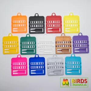 Vogelringe Kunststoff offen - Ø 3,0 mm Kanarien - 12 Ringe - (0,29€/Ring) - Bild 1 von 2