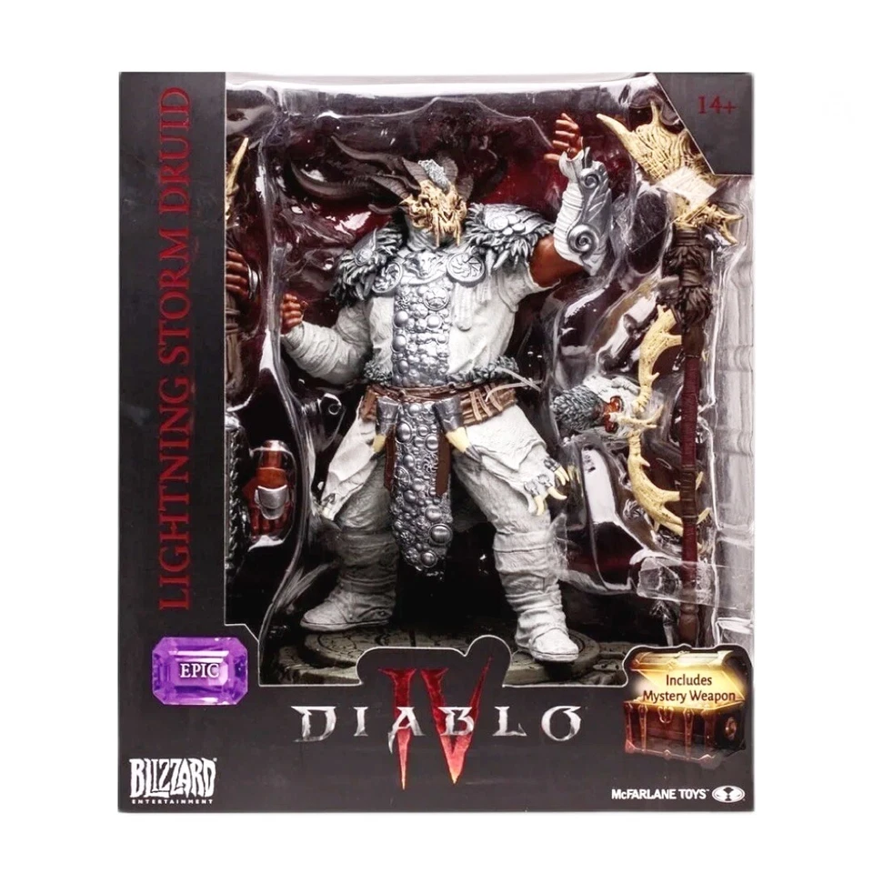 Mcfarlane Diablo IV 7" Static Figure Epic Wave 1 Lightning Storm Druid IN STOCK