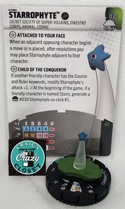 HeroClix Starrophyte 030 DC Notorious Set New Uncommon - Picture 1 of 1