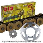 Chain and Sprocket Kit For Suzuki DR350 SET-SEX 2001 DID Gold X-Ring