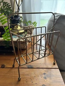 MCM brass metal napkin or letter holder - Picture 1 of 5
