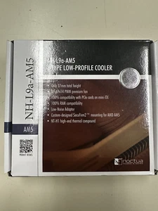 NH-L9a-AM5, Premium Low-Profile CPU Cooler for AMD AM5 (Brown). BRAND NEW. - Afbeelding 1 van 5