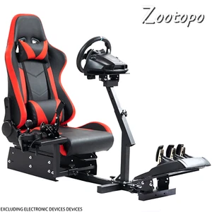 Zootopo Sim Racing Cockpit Stand or Seat Adjustable Fit for Logitech G920 G29 - Afbeelding 1 van 24