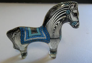Scultura statuina vintage Abraham Palatnik Pal acrilico lucite cavallo pony 2207 - Foto 1 di 4