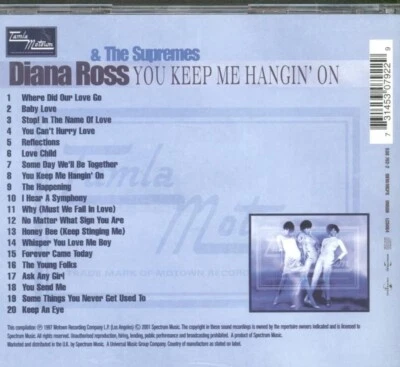 Diana Ross & The Supremes You Keep Me Hangin' On CD NEW SEALED Soul Baby Love+ - Image 1 of 4