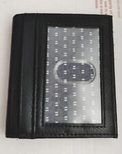 Goodfellow & Co. Men's Black Leather Bifold Wallet Bill Fold RFID Billfold USA