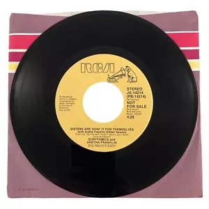 Eurythmics - Sisters Are Doin' It For Themselves (1985) 7" 45 Record DJ Promo NM - Picture 1 of 7