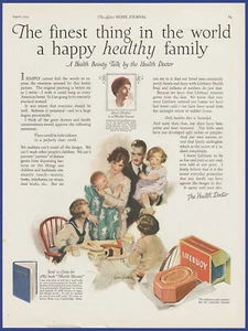 Vintage 1924 LIFEBUOY Health Soap Ephemera 1920's Print Ad - Picture 1 of 1