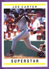 Joe Carter Toronto Blue Jays 1995 Red Foley Best Baseball Book Ever Card