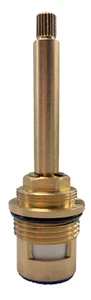 100mm Tall A2 Shower Flow Cartridge Valve 20 Spline x 7.6mm CLOCKWISE CLOSE - Picture 1 of 4