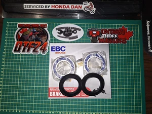 Honda ATC250R ATC200 E M Rear Axle Bearing / Shoe Kit Fits 1980-86 110-250cc - Picture 1 of 7
