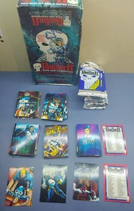 1992 Marvel The Punisher Guts and Gunpowder Open Packs - 14 Wrappers & 130 Cards - Picture 1 of 9