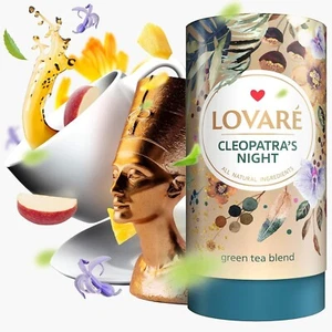 LOVARE Cleopatra’s Night Tea 80g Loose Leaf Green Tea Blend - Picture 1 of 6
