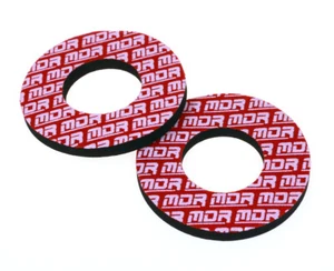 MDR Handlebar Grip Donuts Anti-Blister Foam Pads Moto-X MX Enduro Red Honda - Picture 1 of 2