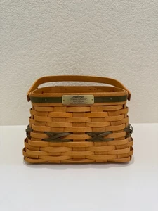 Longaberger 2000 Deck the Halls Christmas Basket Vintage EUC - Picture 1 of 12